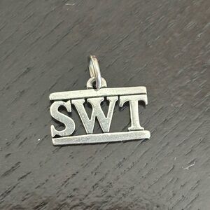 RETIRED James Avery SWT Southwest Texas Sterling Silver Charm almost New